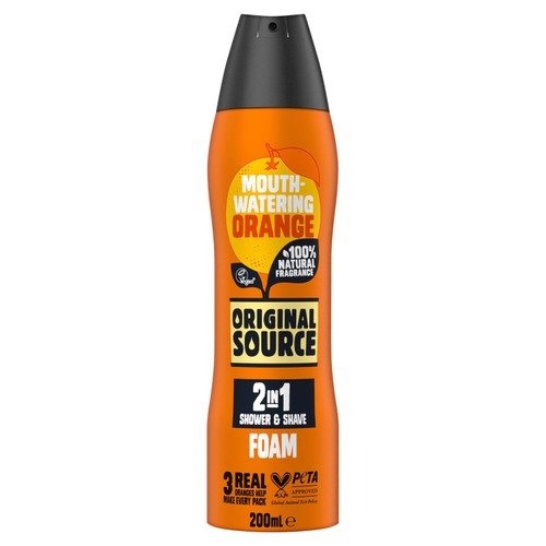 Original Source Mouth-Watering Orange Foaming Shower Gel