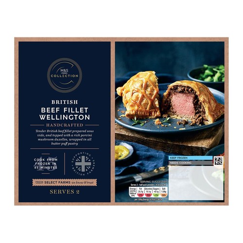 M&S British Beef Fillet Wellington Frozen