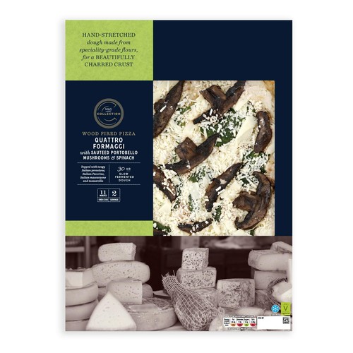 M&S Collection Quattro Formaggi Pizza