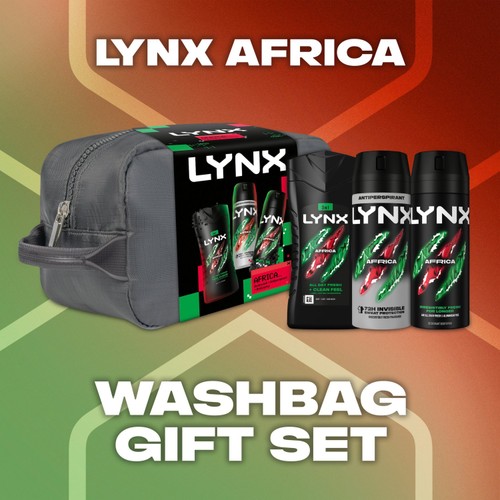 Lynx Africa Washbag Gift Set