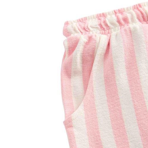 M&S Girls Striped Trousers, 2-3 Years, Pale Pink