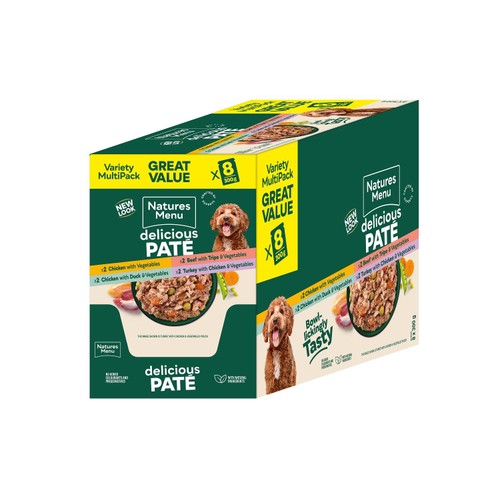 Natures Menu Pouches Food for Adult Dogs Multipack Mixed Variety