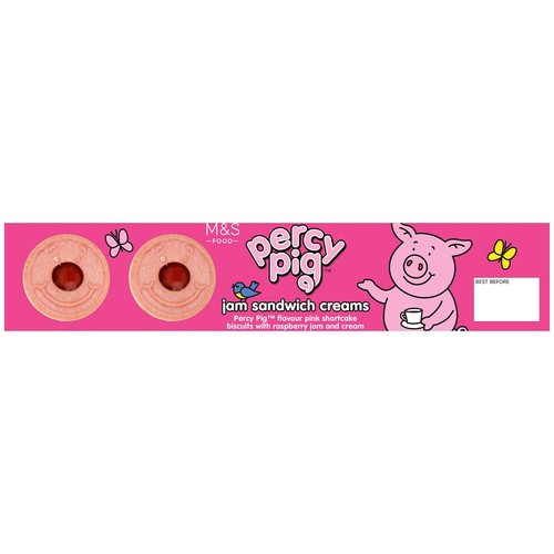 M&S Percy Pig Jam Sandwich Creams