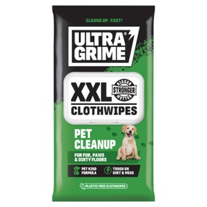 UltraGrime Life Pet Care XXL Clothwipes 40 Pack