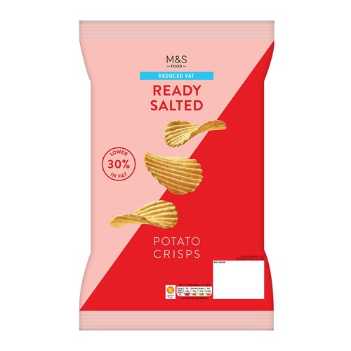 M&S Reduced Fat Ready Salted Crisps