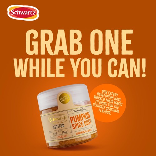 Schwartz Limited Edition Pumpkin Spice Dust Seasoning