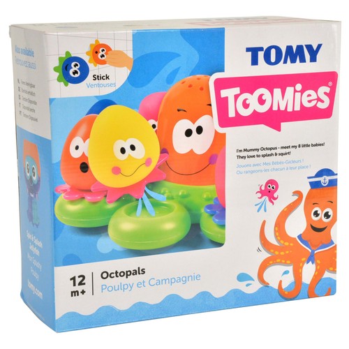 TOMY Toomies Octopals Bath Squirters, 12mths+
