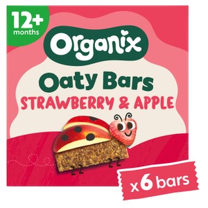 Organix Strawberry & Apple Soft Oaty Bars 6x23g