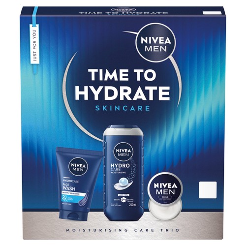 NIVEA MEN Time to Hydrate Trio Gift Set