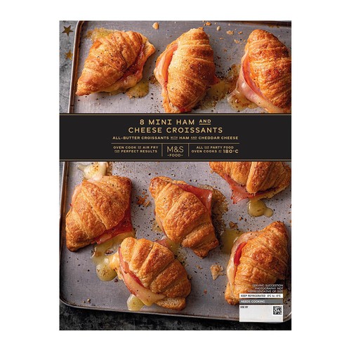 M&S 8 Mini Ham & Cheese Croissants