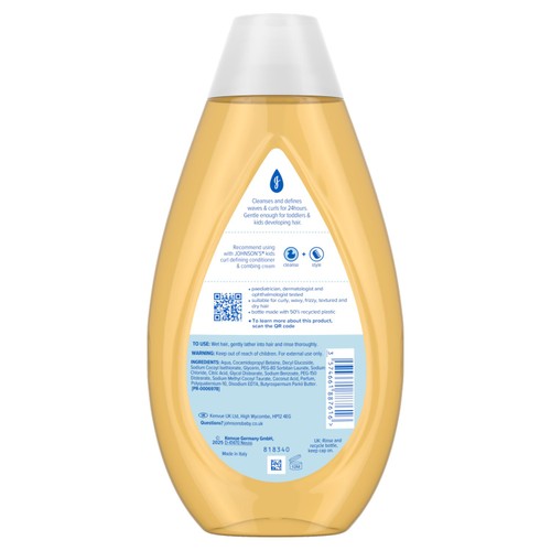 Johnsons Curl Defining Kids Shampoo 500ml