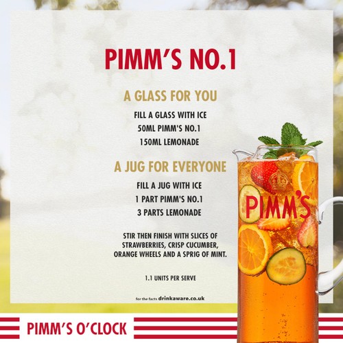 Pimm's No.1 Cup Spirit Drink 1l