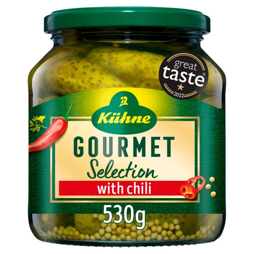 Kuhne Gourmet Gherkins with Chilli