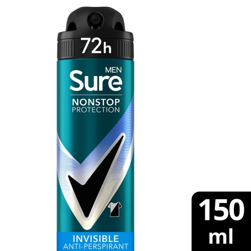 Sure Men 72hr Nonstop Protection Invisible Ice Antiperspirant Deodorant