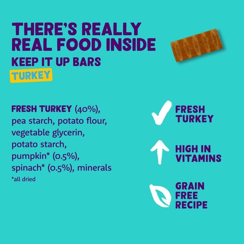 Edgard & Cooper Fresh Dog Treat Bar Grain Free Turkey