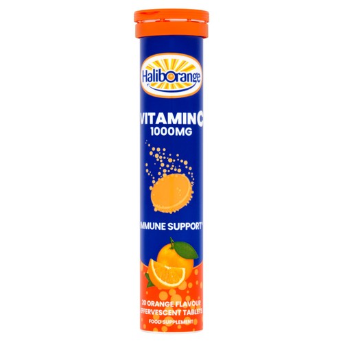 Haliborange Vitamin C Orange Effervescent Tablets 1000mg 12yrs+