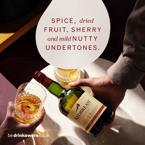 Redbreast 12 Year Old Single Pot Still Blended Irish Whiskey With Giftbox
