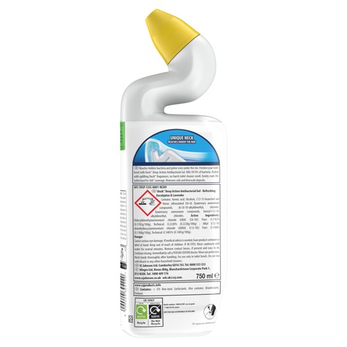 Duck Deep Action Gel Toilet Liquid Lavender & Eucalyptus