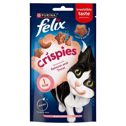 Felix Crispies Salmon & Trout Cat Treats 