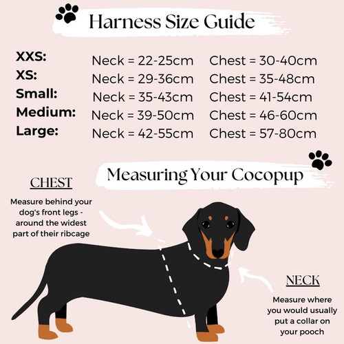 Cocopup London Pupberry Fields Harness Large