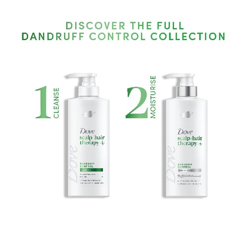 Dove Dandruff Control Shampoo for Healthy, Resilient Hair