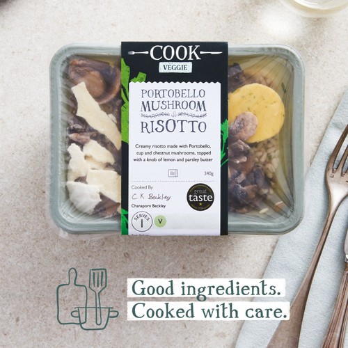 COOK Portobello Mushroom Risotto for 1