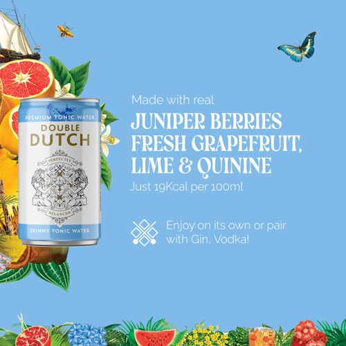 Double Dutch Skinny Tonic Water