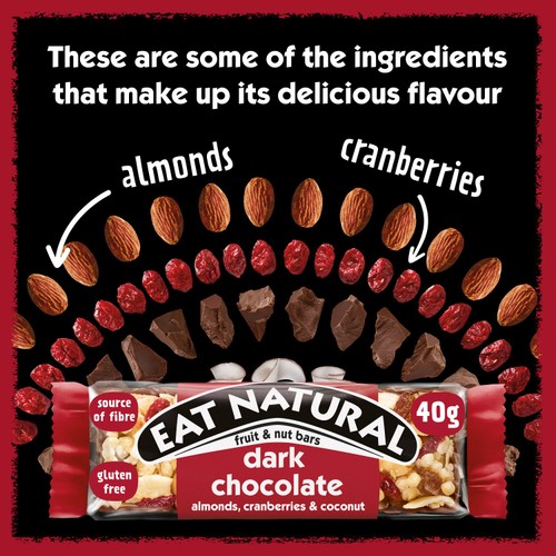 Eat Natural Cranberry, Almond & Dark Chocolate Bars