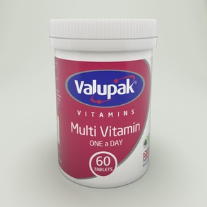 Valupak Vitamins Multivitamin & Iron Tablets 