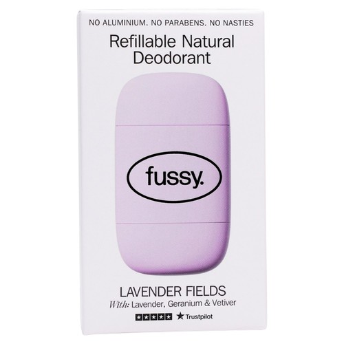 Fussy Refillable Natural Deodorant Lavender Fields