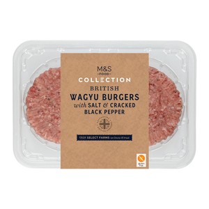 M&S Collection Master Grill 2 Wagyu Burgers