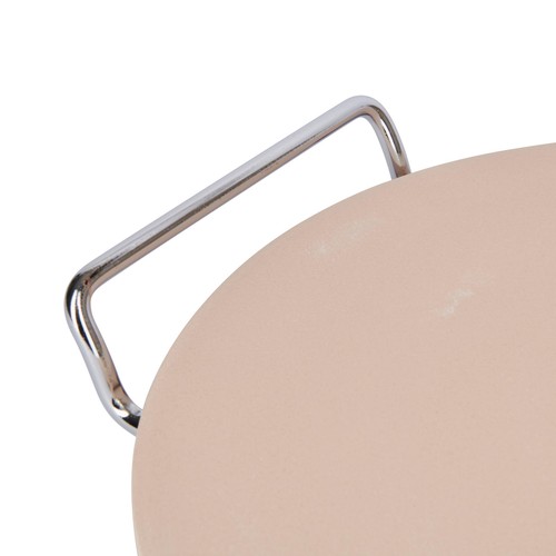 KitchenCraft World of Flavours 32cm Pizza Stone, Stand & Cutter Set