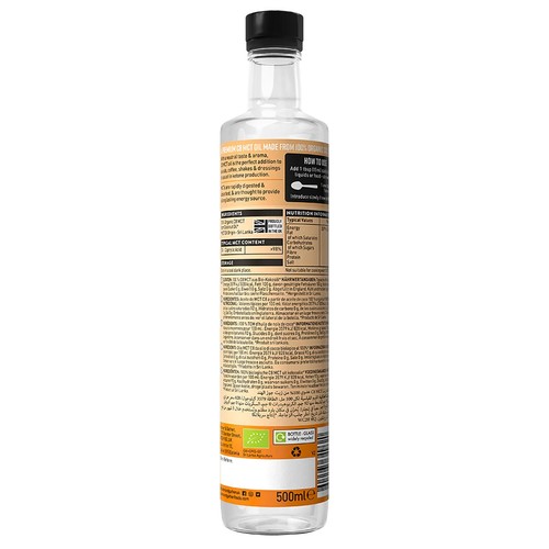 Hunter & Gather Organic C8 MCT Oil 100% Coconut Derived