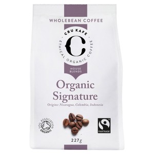 CRU Kafe Organic Fairtrade Decaf Peruvian Coffee Beans