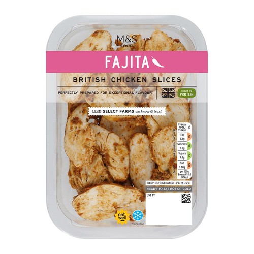 M&S Fajita Chicken Breast Slices