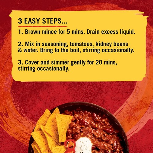 Schwartz Hot Chilli Con Carne Recipe Mix