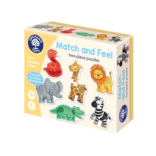 Orchard Toys Match and Feel Two-piece  Puzzles