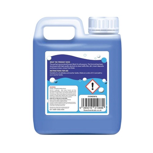 Flow Blue 1L Concentrate Screen Wash