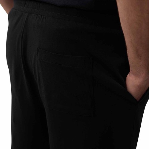M&S Supima Cotton Blend Pyjama Shorts, M, Black