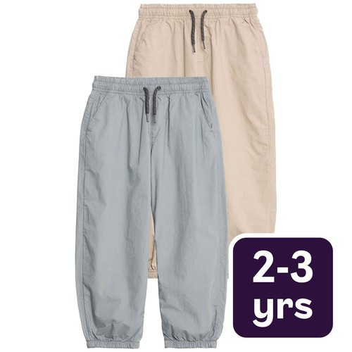 M&S Pull On Trousers, 2-3 Years, Khaki