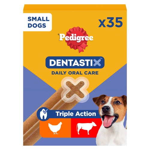 Pedigree Dentastix Daily Adult Small Dog Treats 35 x Dental Sticks