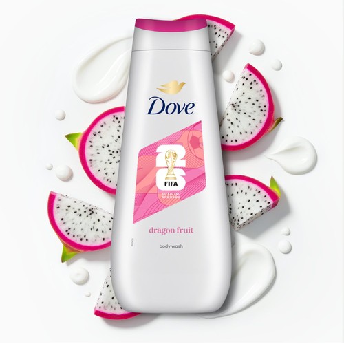 Dove Advanced Replenishing Body Wash with Dragon Fruit & Coconut Cream