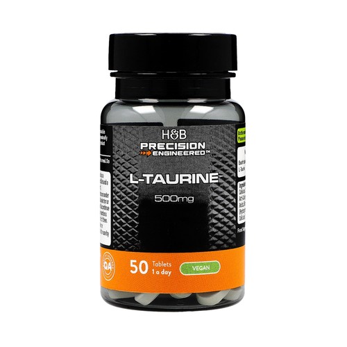 H&B Precision Engineered Taurine 500mg Vegan Tablets