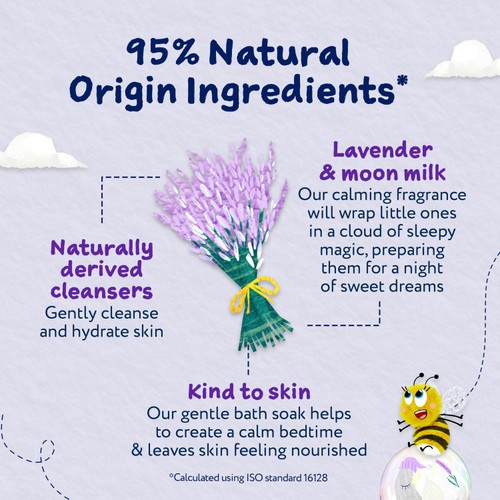 Childs Farm SlumberTime Bath Soak, Lavender & Moon Milk