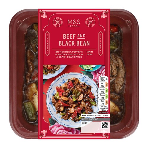 M&S Beef & Black Bean