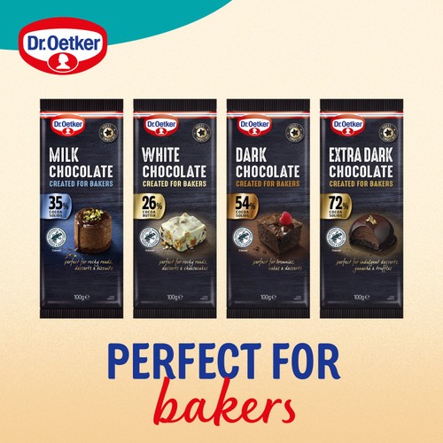 Dr. Oetker Extra Dark Cooking Chocolate Bar