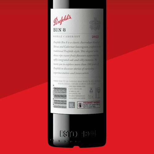 Penfolds Bin 8 Cabernet Shiraz