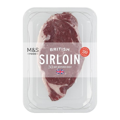 M&S 30 Day Matured Sirloin Steak
