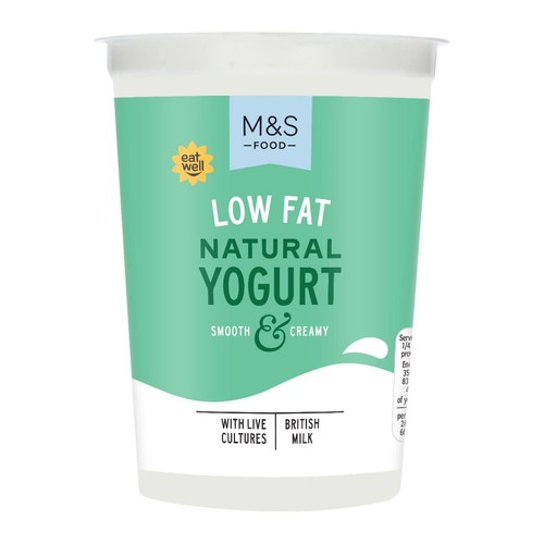M&S Low Fat Natural Yogurt