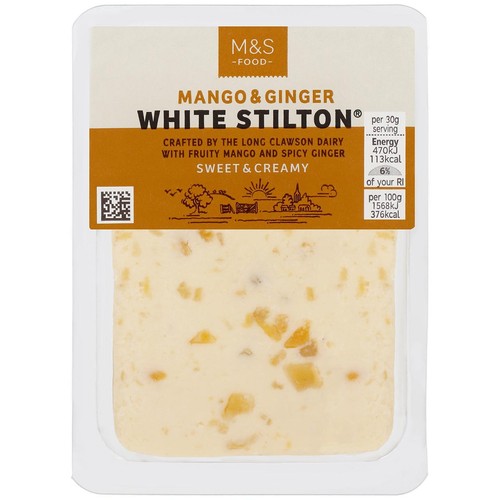 M&S Mango & Ginger White Stilton